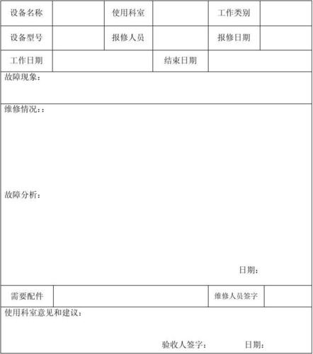 门吊设备维修报告范文介绍及行业启示